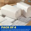 1InTheOffice Multifold Paper Towels, Paper Hand Towels for Bathroom, Folded Paper Towels, 1-Ply, 9" x 9.45", 250 Towels/Pack, 4 Pack view 3