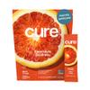 Cure Hydration | Plant-Based Electrolyte Drink Mix | No Added Sugar | FSA-HSA | Dehydration Relief Powder Made with Coconut Water | Non-GMO | Vegan | Pouch of 14 Packets - Blood Orange view 1