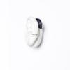 Deafmetal USA Retention Hearing Aid Cuff and Silicone Holster Attachment - Fits BTE and RIC Hearing Aids and BTE Cochlear Implant Processors - Keep Hearing Devices Secured - Silver - 1 Ear view 2