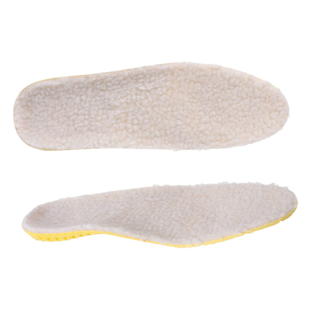 FOMIYES 1pair Thickened Warm Wool Insoles for Comfort Breathable Cold Shoe Inserts Suitable for Boots and Casual Shoes Pressure Relief Cushion for Day Wear