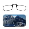 Always With You ThinOptics Readers - Armless On-Nose Reading Glasses - Slim Printed Case Attaches to Phone or Fits in Wallet - Snowy Mountain 1.0x view 1