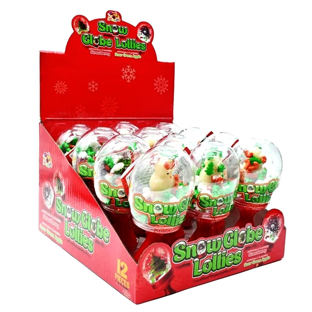 Albert's Snow Globe Lollies 12ct Box