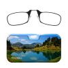 Always With You ThinOptics Readers - Armless On-Nose Reading Glasses - Slim Printed Case Attaches to Phone or Fits in Wallet - Mountain Lake 1.0x view 1