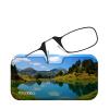 Always With You ThinOptics Readers - Armless On-Nose Reading Glasses - Slim Printed Case Attaches to Phone or Fits in Wallet - Mountain Lake 1.0x view 2