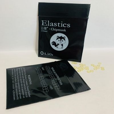 300 O-Rings - Orthodontic Elastic Dental Rubber Bands, Intraoral Elastic Rubber Bands. (Yellow, 1/8"-Heavy-4.5 oz)