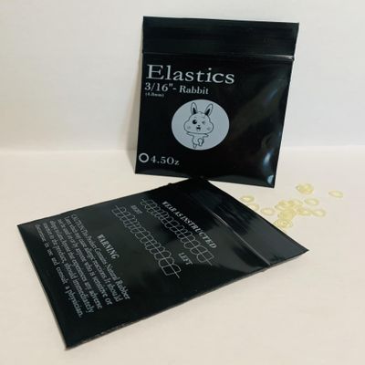 300 O-Rings - Orthodontic Elastic Dental Rubber Bands, Intraoral Elastic Rubber Bands. (Yellow, 3/16"-Heavy-4.5 oz)