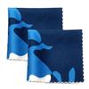 Calabria 2 Pack Microfiber Cleaning Cloth Blue Camouflage Print Clean Eyeglasses Lens TV Phone Screen Camera Glasses Cleaner view 1