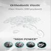 300 O-Rings - Orthodontic Elastic Dental Rubber Bands, Intraoral Elastic Rubber Bands. (Clear, 1/8"-Heavy-4.5 oz) view 3