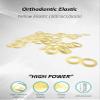 300 O-Rings - Orthodontic Elastic Dental Rubber Bands, Intraoral Elastic Rubber Bands. (Yellow, 1/8"-Medium-3.5 oz) view 3