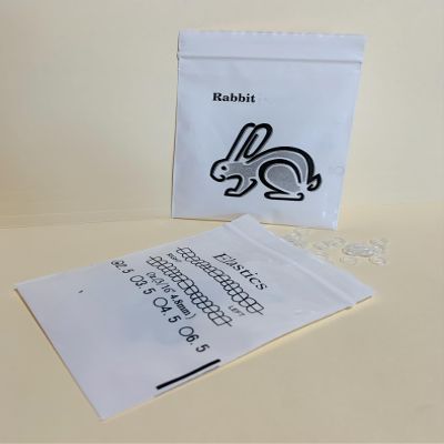 300 O-Rings - Orthodontic Elastic Dental Rubber Bands, Intraoral Elastic Rubber Bands. (Clear, 3/16"-Light-2.5 oz)