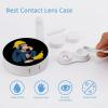 Banana Monkey Anima Contact Lens Travel Kit Portable Cute Contact Box with Mirror for Daily Outdoor, style view 3