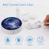 Purple Moon Contact Lens Travel Kit Portable Cute Contact Box with Mirror for Daily Outdoor, style view 3