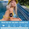 ANGTICS Dexcom G7 Adhesive Patches Waterproof, 30 Pack Black Overpatch for Dexcom G7, Premium Transparent G7 Overlay Patches, Hypoallergenic & Skin-Friendly, Lasting 10 Days, Sensor is NOT Included view 2