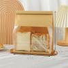 100 Pack Paper Bread Bags for Homemade Bread Sourdough Bread Bags Large Paper Bakery Bag with Window for Baked Food Packaging Storage, Brown(9x4.3x11 Inches) view 2