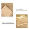 100 Pack Paper Bread Bags for Homemade Bread Sourdough Bread Bags Large Paper Bakery Bag with Window for Baked Food Packaging Storage, Brown(9x4.3x11 Inches) view 4
