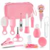 Bokhot Baby Healthcare and Grooming Kit 15 in 1, Safe Baby Grooming Kit Newborn Girl Boy Essentials, Portable Baby Care Set Nursery Shower Gift for Infant Baby Registry Search, Pink view 1