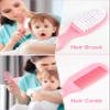 Bokhot Baby Healthcare and Grooming Kit 15 in 1, Safe Baby Grooming Kit Newborn Girl Boy Essentials, Portable Baby Care Set Nursery Shower Gift for Infant Baby Registry Search, Pink view 2