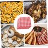 VINTORKY 100pcs Checkered Wax Wrapping Paper Sheets Greaseproof Food Basket Liners for Catering Restaurants Picnics Barbecues Oil Non-stick Design view 4