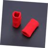 FOMIYES 5pcs Sports Finger Cots Grip Strength Elastic Finger Protectors for Basketball Volleyball Sleeve view 3