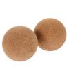 FOMIYES 2pcs Cork Yoga Ball Massager Massage Ball Yoga Roller Convenient Yoga Ball Muscle Roller Ball Cork Ball Cork Roller Ball Yoga Massaging Ball Rolling Ball Fitness Fascia Ball Hand, Picture 1 view 1