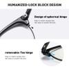 AOMASTE Blue Light Blocking Glasses Vintage Half Frame UV Clear Lens Anti Eyestrain Computer Gaming Glasses for Women Men(P47) view 4
