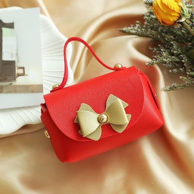 10 pack PU Leather Gift Boxes, Reusable Baby Showers Party Boxes Favor, Mini Handbag Candy Gift Box with Bowknot For Wedding Birthday Christmas Valentine's Day New Year Party Decoration, 4.7 x3 inches (Red)