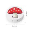 Red Mushroom Contact Lens Travel Kit Portable Cute Contact Box with Mirror for Daily Outdoor view 2