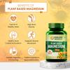 Plant Based Magnesium Supplement 1360mg with Turmeric Spirulina, Wheatgrass, Moringa | Supports Bone Muscle & Bone Health | Boost Energy Level - 60 Veg Tablets view 4
