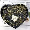 Keoferlo Crinkle Paper 1/2 LB Baskets Shred Filler Paper Metallic Gold and Black Craft Confetti Grass Raffia for Gift Wrap Decorations Display Merchandise view 2