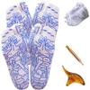 VFUX Reflexology Socks with Tools, Acupressure Massage Tool for Women Men, Foot Acupuncture Relaxation Accupoint (2 Pairs, Women) view 1