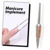 MERRYHAPY Nail Art Clips Portable Nail Pinching Clip for Manicure Stainless Steel Shaping Tweezers view 2