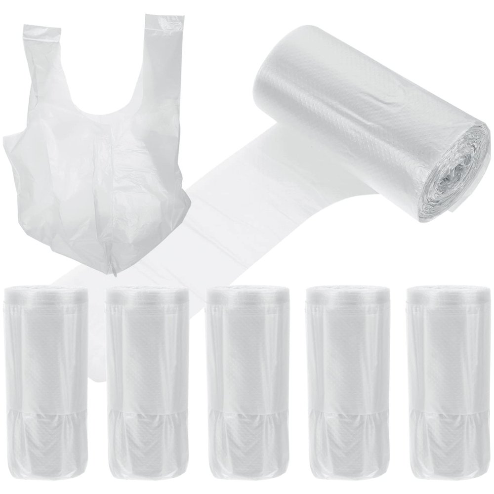 FOMIYES 6 Rolls Trash Bag Tabletop Trash Can Puppy Poop Bags Car Trashcan Mini Trash Cans Small Garbage Bags Car Trash Cans Dog Bags Mini Garbage Cans Small Waste Bags Dog Poop Bags or, Grey