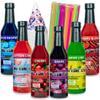 12.7oz Pure Cane Sno-Cone Syrup-No High Fructose Corn Sugar! (Six Flavor Party Kit W/Cups & Straws) view 1