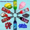 12.7oz Pure Cane Sno-Cone Syrup-No High Fructose Corn Sugar! (Six Flavor Party Kit W/Cups & Straws) view 2