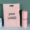 gorm 50pcs Personalized Custom Bags with Logo Customized Mailing Shipping Bags Plastic Gift Shoe Box Product Packaging Bags Waterproof Express Bags Logo Printing (Black,40x50cm) view 2