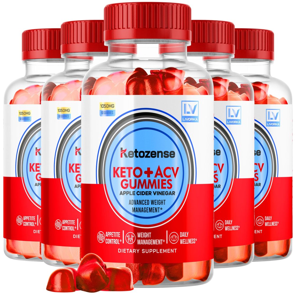 LIVORKA (5 Pack) Ketozense - KetozeneACV Gummies, Ketozense Gummies, KetozenseGummies, Ketozense ACV, Ketozense ACV 300 Gummies for 5 Months