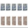 Calabria 10 Pack Microfiber Cleaning Cloth Brown/Blue Yellow Snakeskin Print Cleans Eyeglasses Lens TV Phones Camera Glasses view 1