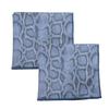 Calabria 2 Pack Microfiber Cleaning Cloth Blue Snakeskin Print Clean Eyeglasses Lens TV Phone Screen Camera Sunglass Glasses view 1