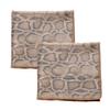 Calabria 2 Pack Microfiber Cleaning Cloth Brown Snakeskin Print Clean Eyeglass Lens TV Phone Screens Camera Sunglass Glasses view 1