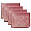 Calabria 4 Pack Microfiber Cleaning Cloth Pink Fuschia Paisley Print Cleans Eyeglass Lens TV Phone Screens Camera Sunglasses view 1