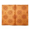 Calabria 9 Pack Microfiber Cleaning Cloth Orange Geometric Floral Motif Cleans Eyeglass Lens TV Phone Screen Camera Sunglass view 2