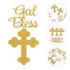 Hemoton 24pcs Birthday Cake Toppers Happy Birthday Cupcake Picks for Party Decorations Christian Themed Cake Inserts Versatile Dessert Decor for Showers and Celebrations view 3