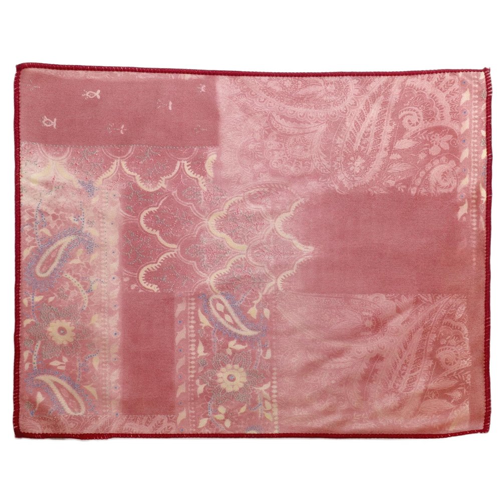 Calabria 1 Pack Microfiber Cleaning Cloth Pink Fuschia Paisley Print Cleans Eyeglass Lens TV Phone Screens Camera Sunglasses