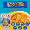 Truly Indian Potato Pea Curry (Aloo Matar) 10 Ounce 6-Pack | Authentic Traditional Indian food | Made Fresh in India With Locally Grown Ingredients | Ready to Eat, Vegan, Microwaveable Meal view 2