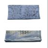 Calabria 2 Pack Microfiber Cleaning Cloth Blue Yellow/Blue Snakeskin Print Cleans Eyeglasses Lenses TV Phones Camera Glasses view 1
