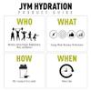 JYM Hydration Lemon Lime Powder, Performance Electrolytes, Potassium, Sodium, Magnesium, for Men & Women, Theanine, Ashwaghanda, Theanine, 40 Servings view 3