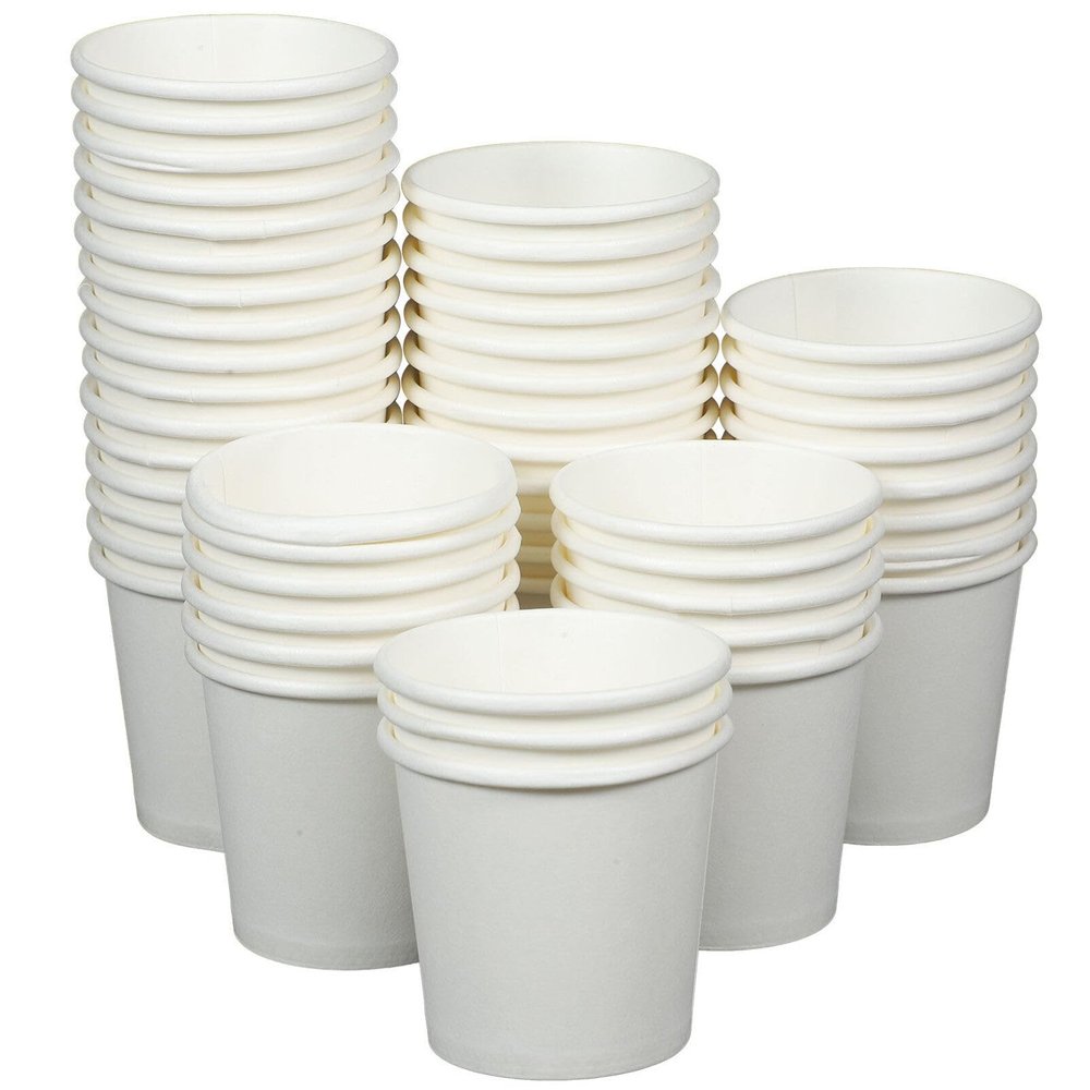 Mobestech 100pcs Disposable Paper Cups Tasting Cups for Juice Water and Snacks for Parties Rinsing and Espresso Convenient Single-use Design