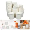 Mobestech 100pcs Disposable Paper Cups Tasting Cups for Juice Water and Snacks for Parties Rinsing and Espresso Convenient Single-use Design view 2