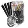 Beautiful Burns, Black & Gold/MI-6 Combo, Pre-Rolled Cones 32 Count Jar, Black, Gold, Silver view 1