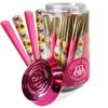 Beautiful Burns, Picnic Puff Combo, Pre-Rolled Cones 32 Count Jar, Pink, Gold, Yellow, Red view 1